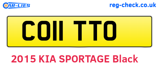 CO11TTO are the vehicle registration plates.