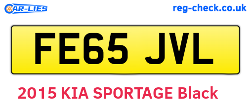 FE65JVL are the vehicle registration plates.