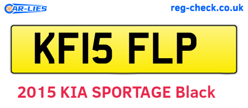 KF15FLP are the vehicle registration plates.