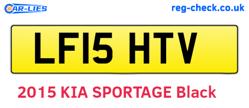 LF15HTV are the vehicle registration plates.