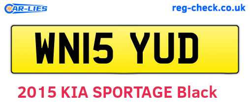 WN15YUD are the vehicle registration plates.