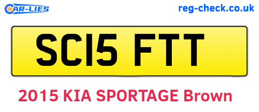 SC15FTT are the vehicle registration plates.