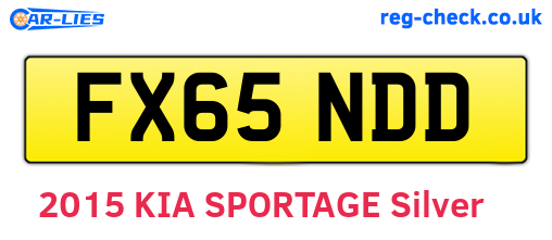 FX65NDD are the vehicle registration plates.