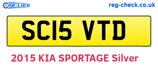 SC15VTD are the vehicle registration plates.