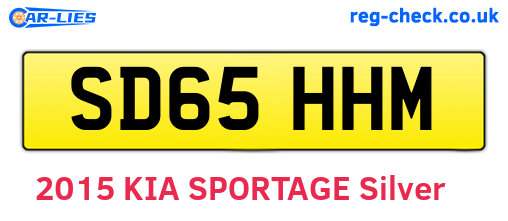 SD65HHM are the vehicle registration plates.