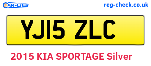 YJ15ZLC are the vehicle registration plates.