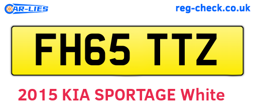 FH65TTZ are the vehicle registration plates.