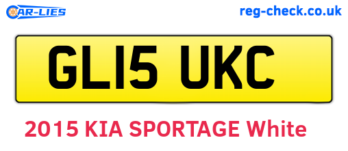 GL15UKC are the vehicle registration plates.