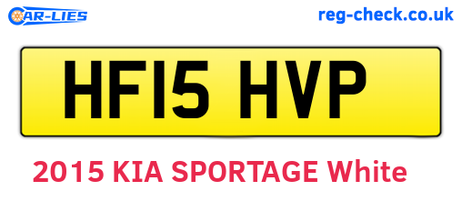 HF15HVP are the vehicle registration plates.