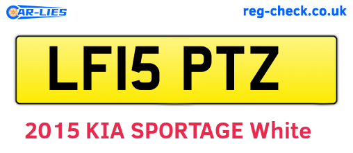 LF15PTZ are the vehicle registration plates.