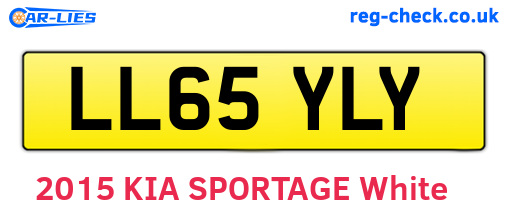 LL65YLY are the vehicle registration plates.