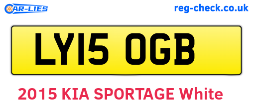 LY15OGB are the vehicle registration plates.