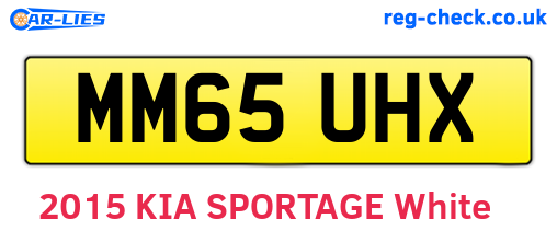 MM65UHX are the vehicle registration plates.