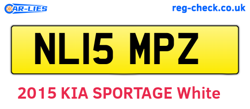 NL15MPZ are the vehicle registration plates.