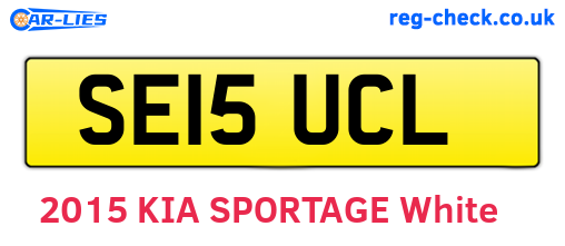 SE15UCL are the vehicle registration plates.