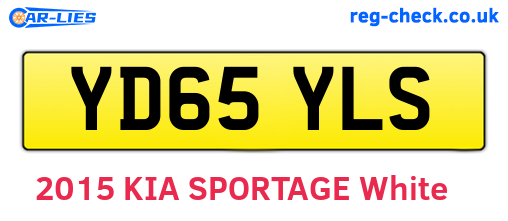 YD65YLS are the vehicle registration plates.