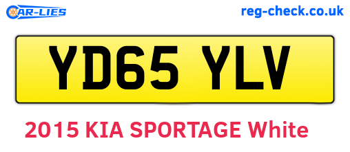 YD65YLV are the vehicle registration plates.