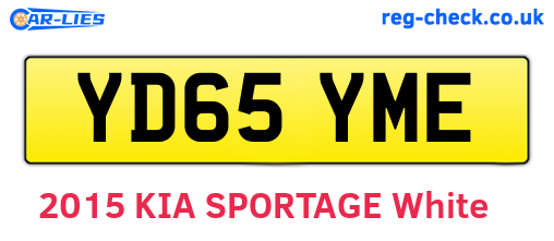 YD65YME are the vehicle registration plates.