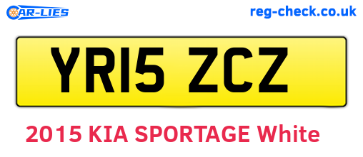 YR15ZCZ are the vehicle registration plates.