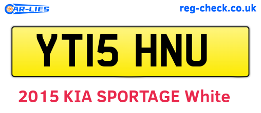 YT15HNU are the vehicle registration plates.