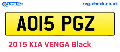 AO15PGZ are the vehicle registration plates.
