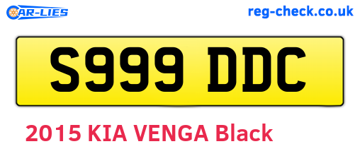 S999DDC are the vehicle registration plates.