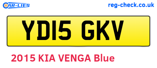 YD15GKV are the vehicle registration plates.