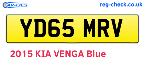 YD65MRV are the vehicle registration plates.