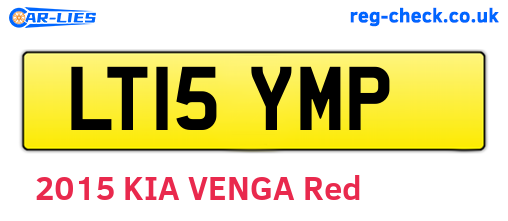 LT15YMP are the vehicle registration plates.