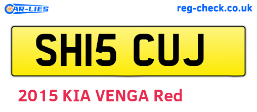 SH15CUJ are the vehicle registration plates.