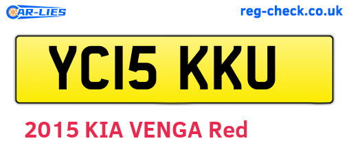 YC15KKU are the vehicle registration plates.