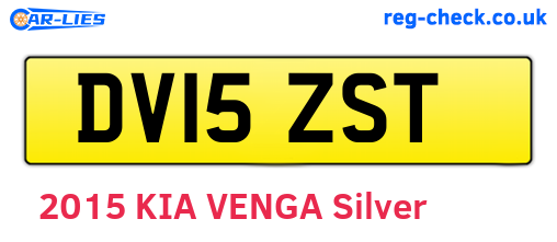 DV15ZST are the vehicle registration plates.