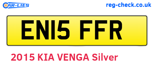 EN15FFR are the vehicle registration plates.