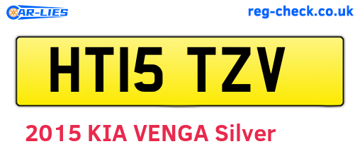 HT15TZV are the vehicle registration plates.