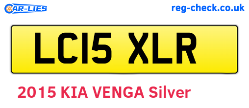 LC15XLR are the vehicle registration plates.