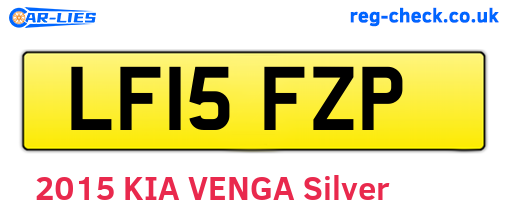 LF15FZP are the vehicle registration plates.