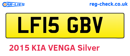 LF15GBV are the vehicle registration plates.