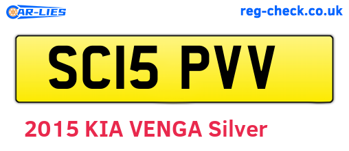 SC15PVV are the vehicle registration plates.
