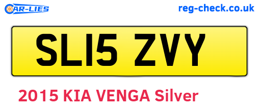 SL15ZVY are the vehicle registration plates.
