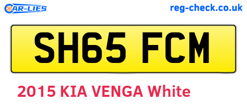SH65FCM are the vehicle registration plates.