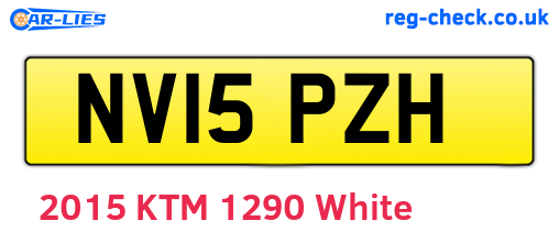 NV15PZH are the vehicle registration plates.