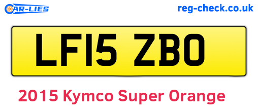 Orange 2015 Kymco Super (LF15ZBO)