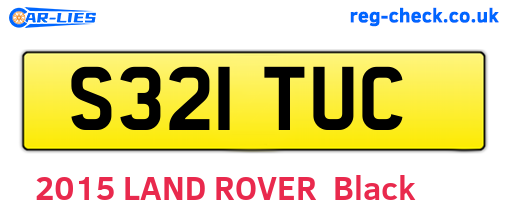 S321TUC are the vehicle registration plates.