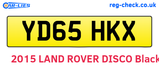 YD65HKX are the vehicle registration plates.