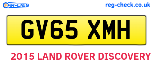 GV65XMH are the vehicle registration plates.