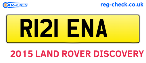 R121ENA are the vehicle registration plates.