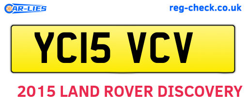 YC15VCV are the vehicle registration plates.