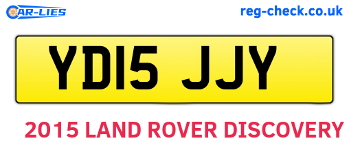 YD15JJY are the vehicle registration plates.
