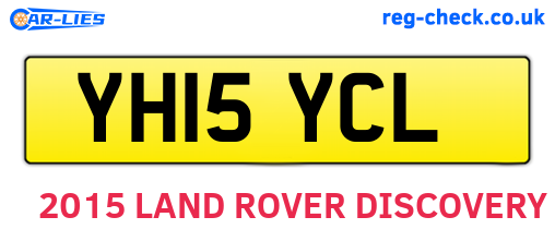 YH15YCL are the vehicle registration plates.