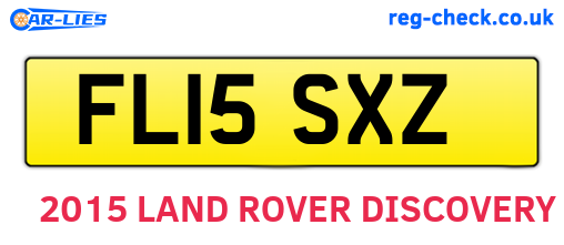 FL15SXZ are the vehicle registration plates.